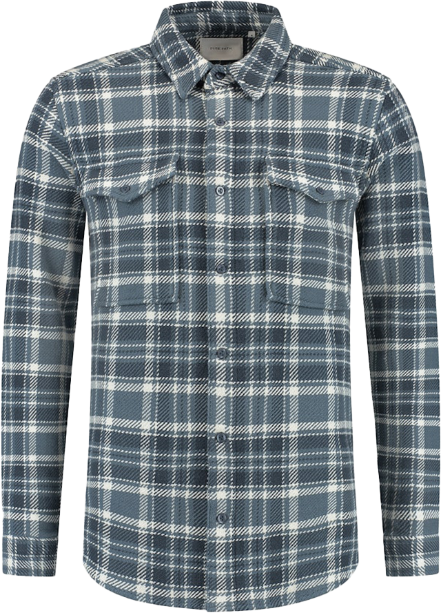 Pure Path Pure Path Overshirt Blauw