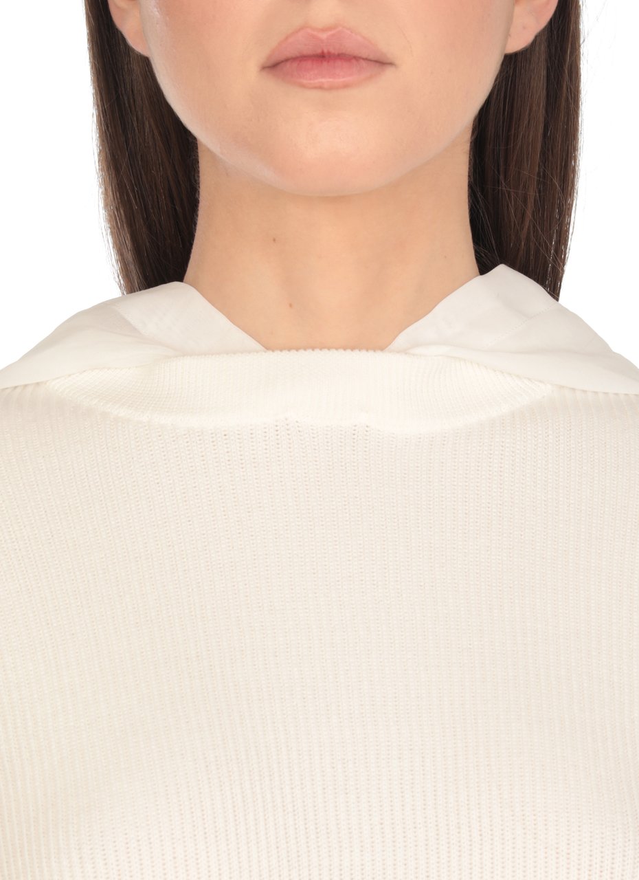 Brunello Cucinelli Sweaters Ivory Wit