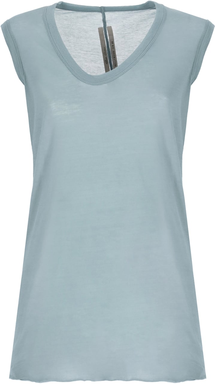 Rick Owens Top Light Blue Blauw