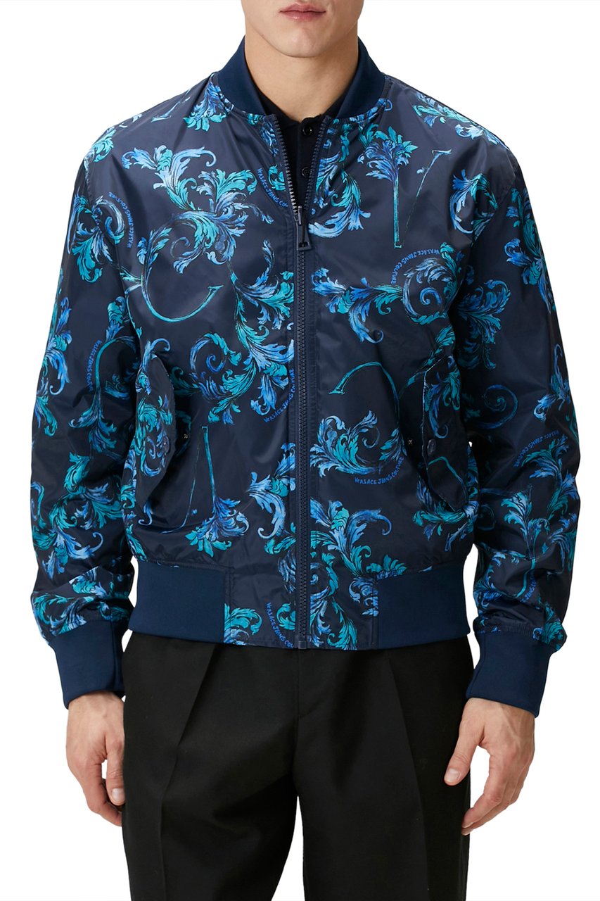 Versace Jeans Couture Reversible Jacket Navy Blauw
