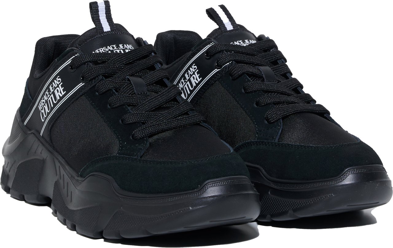 Versace Jeans Couture Black Sneaker Zwart