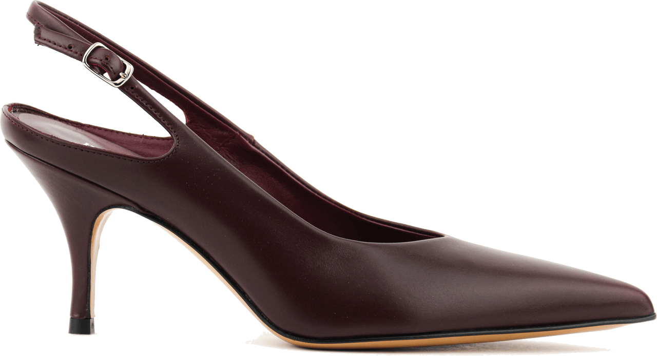 Paul Warmer Decadent Sling Pump Bordo Rood