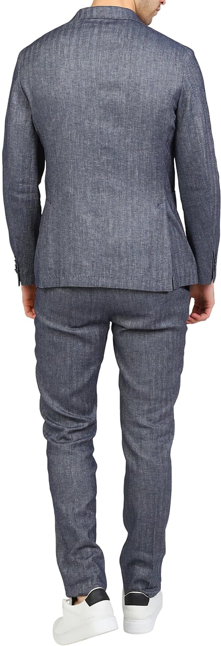 Manuel Ritz Blazer blue Blauw