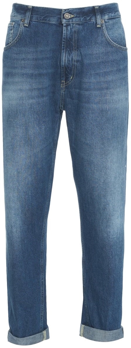 Dondup Loose fit jeans 'Ervin' Blauw