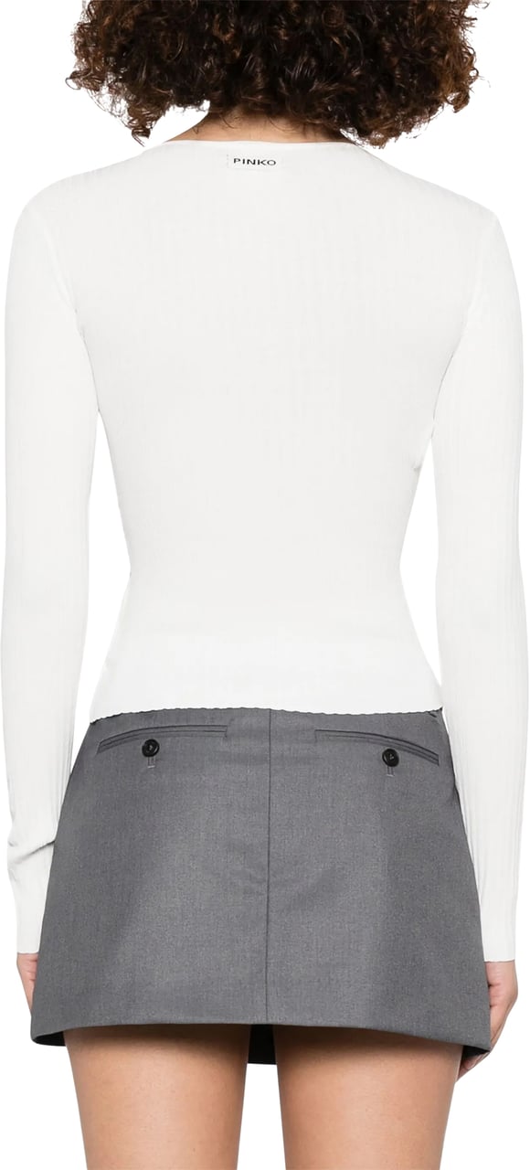 Pinko Maglia Lassen Wit