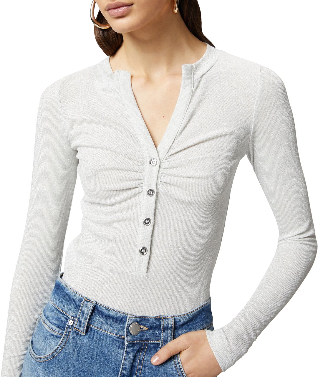 Pinko Sweaters Argentometallizzato Divers