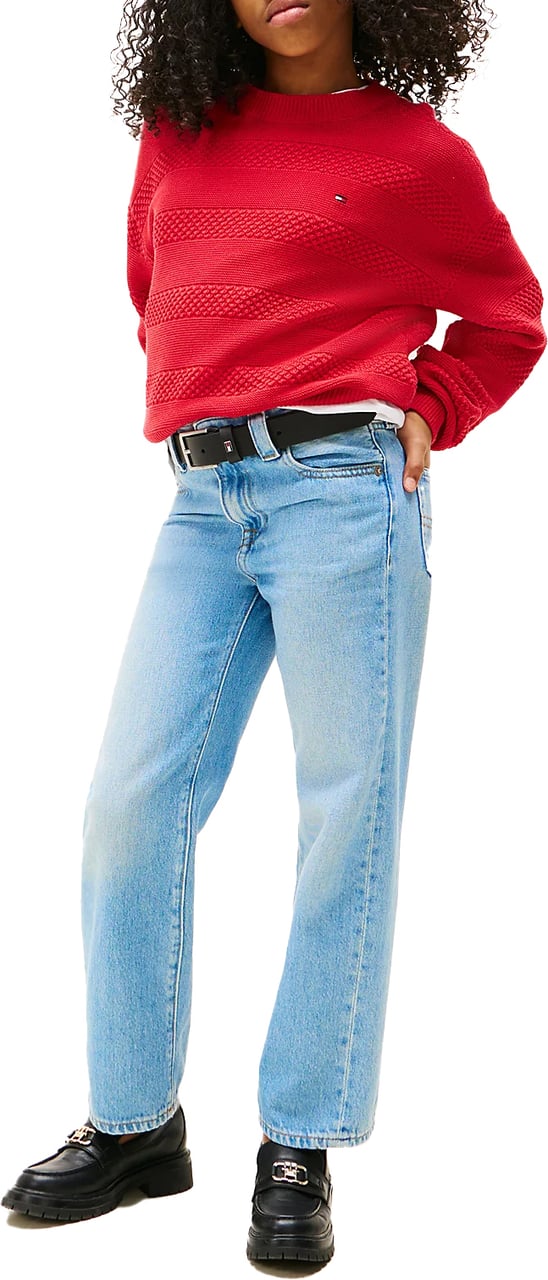 Tommy Hilfiger Girlfriend Jeans Blauw