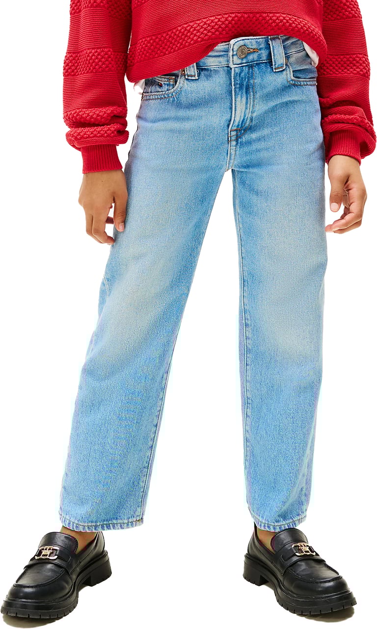 Tommy Hilfiger Girlfriend Jeans Blauw
