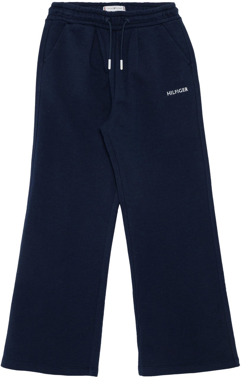 Tommy Hilfiger Flag Wide Pants Blauw
