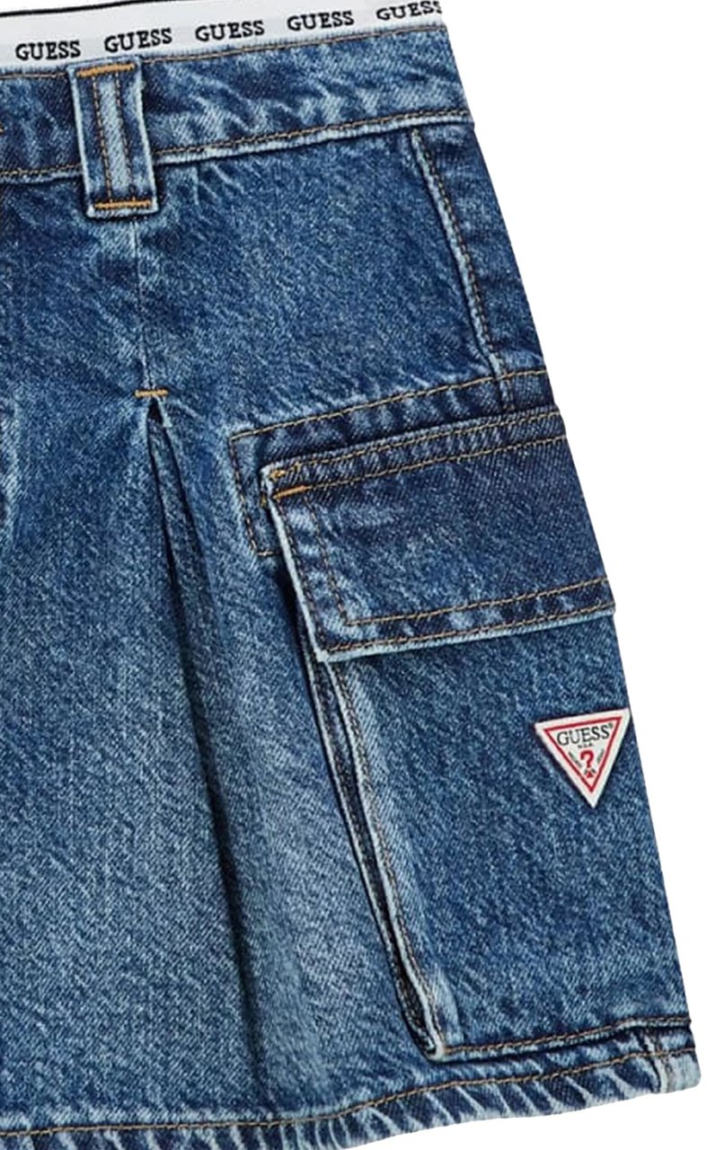 Guess Denim Rokje Blauw
