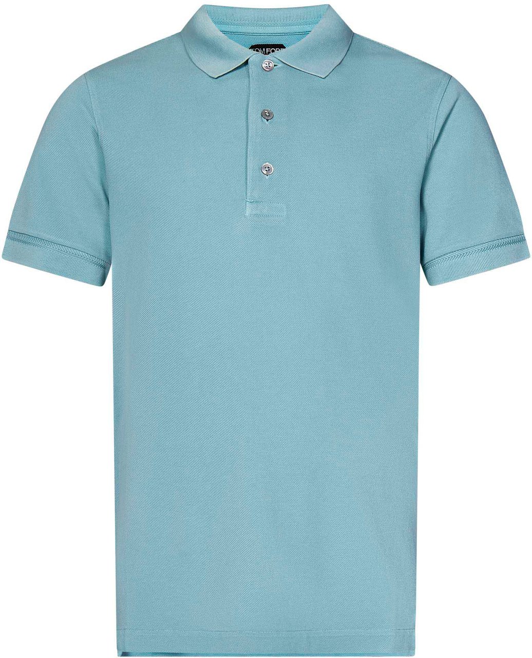 Tom Ford Plain Lyocell Polo Blauw