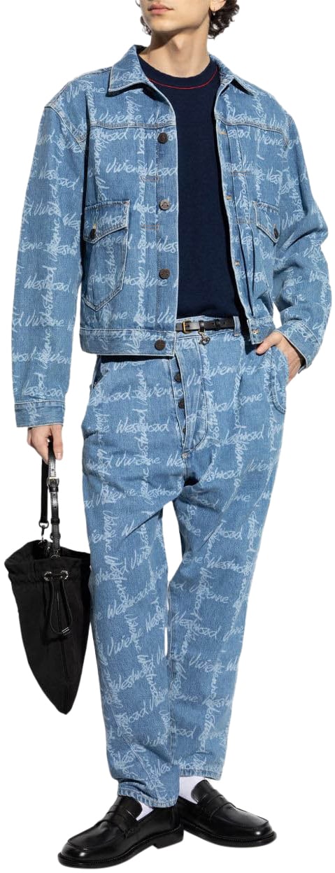Vivienne Westwood Jeans Gridblue Blauw