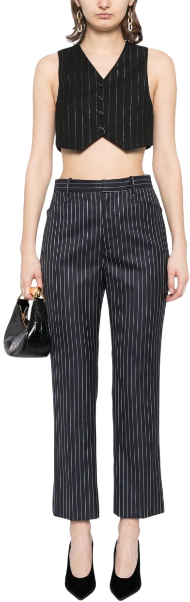 Tom Ford Trousers Blue Blauw