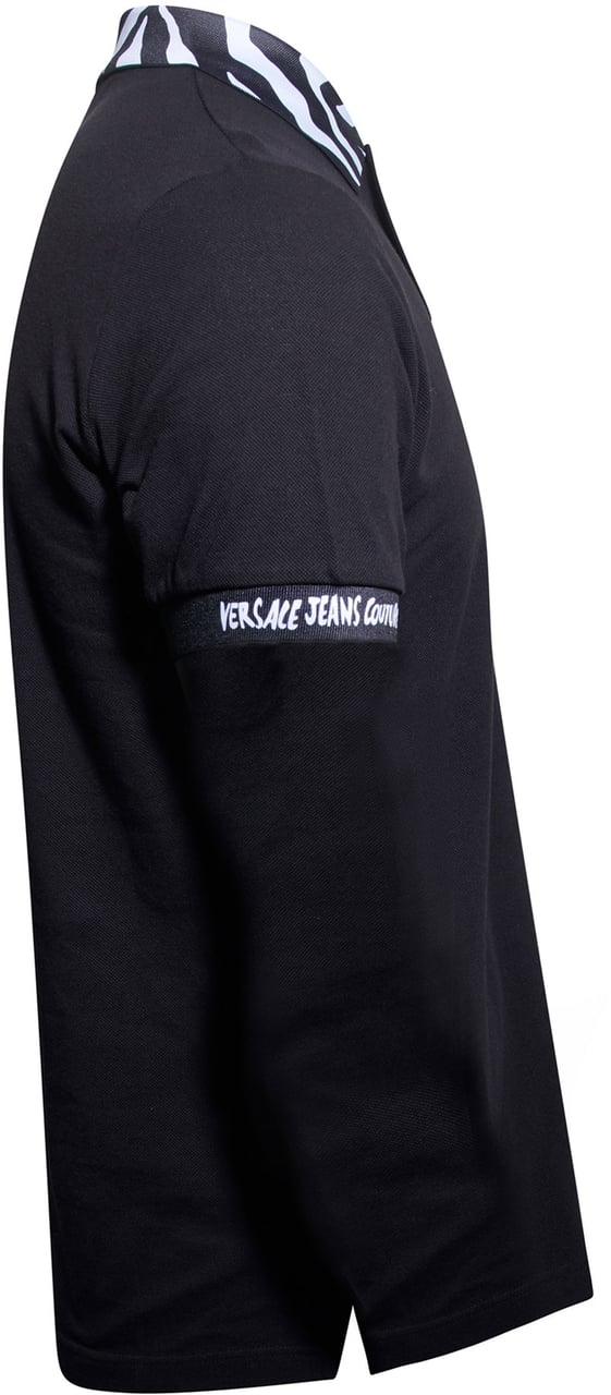 Versace Jeans Couture Black Zebra Polo Zwart