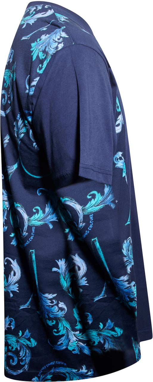 Versace Jeans Couture Blue T-shirt Blauw