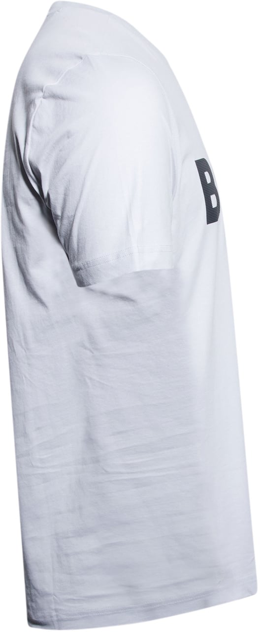 Boss Tee Tape Logo Light Grey Grijs