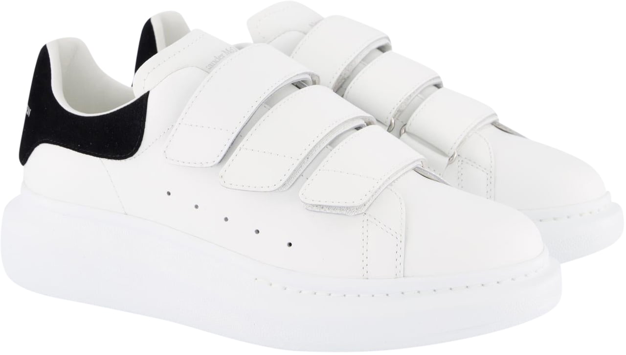 Alexander McQueen Dames Oversized Sneaker wit/zwart Wit