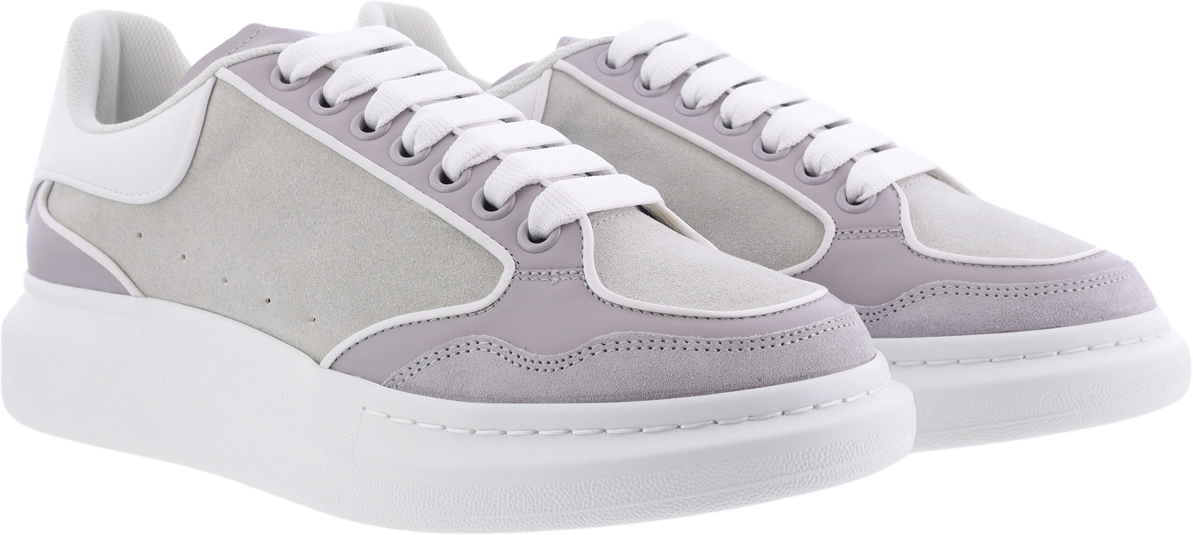 Alexander McQueen Heren Oversized Sneaker Grijs/Beige Grijs