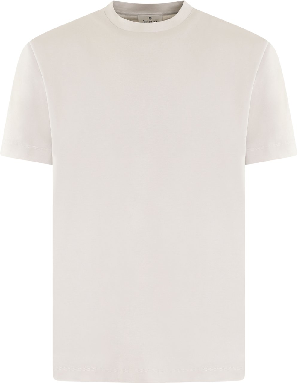 Valenza Heren Interlock Supima T-Shirt Grijs Grijs