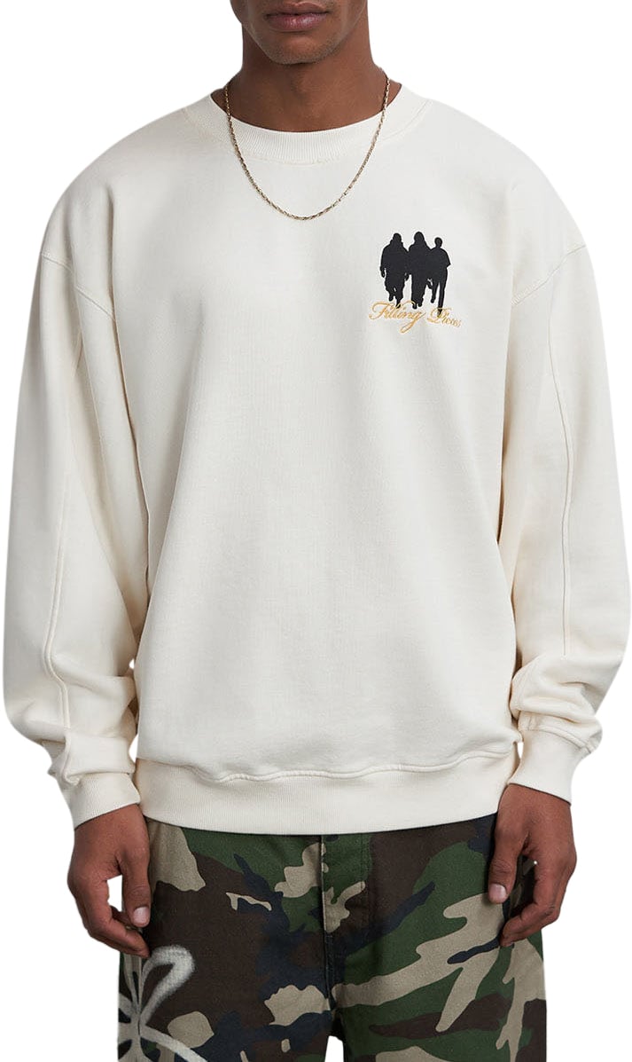 Filling Pieces Sweatshirt United by Generations Antique White Wit