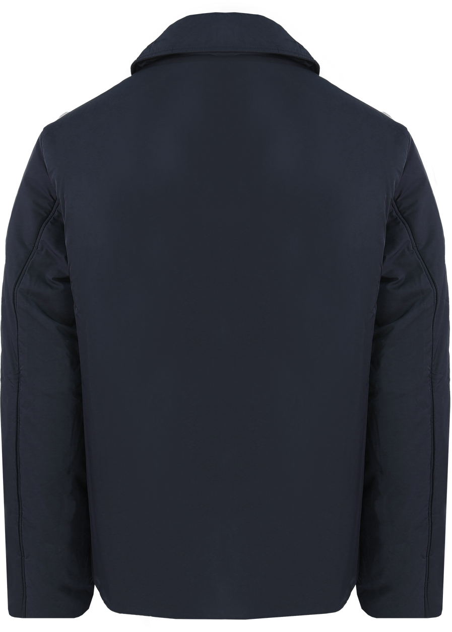 ØLÅF Heren Padded Coach Jacket Blauw Blauw