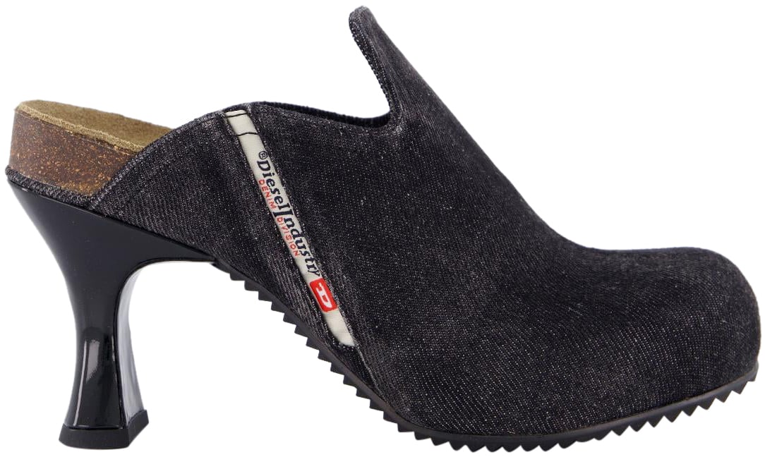 Diesel Dames D-Woodstock Muil Zwart Zwart