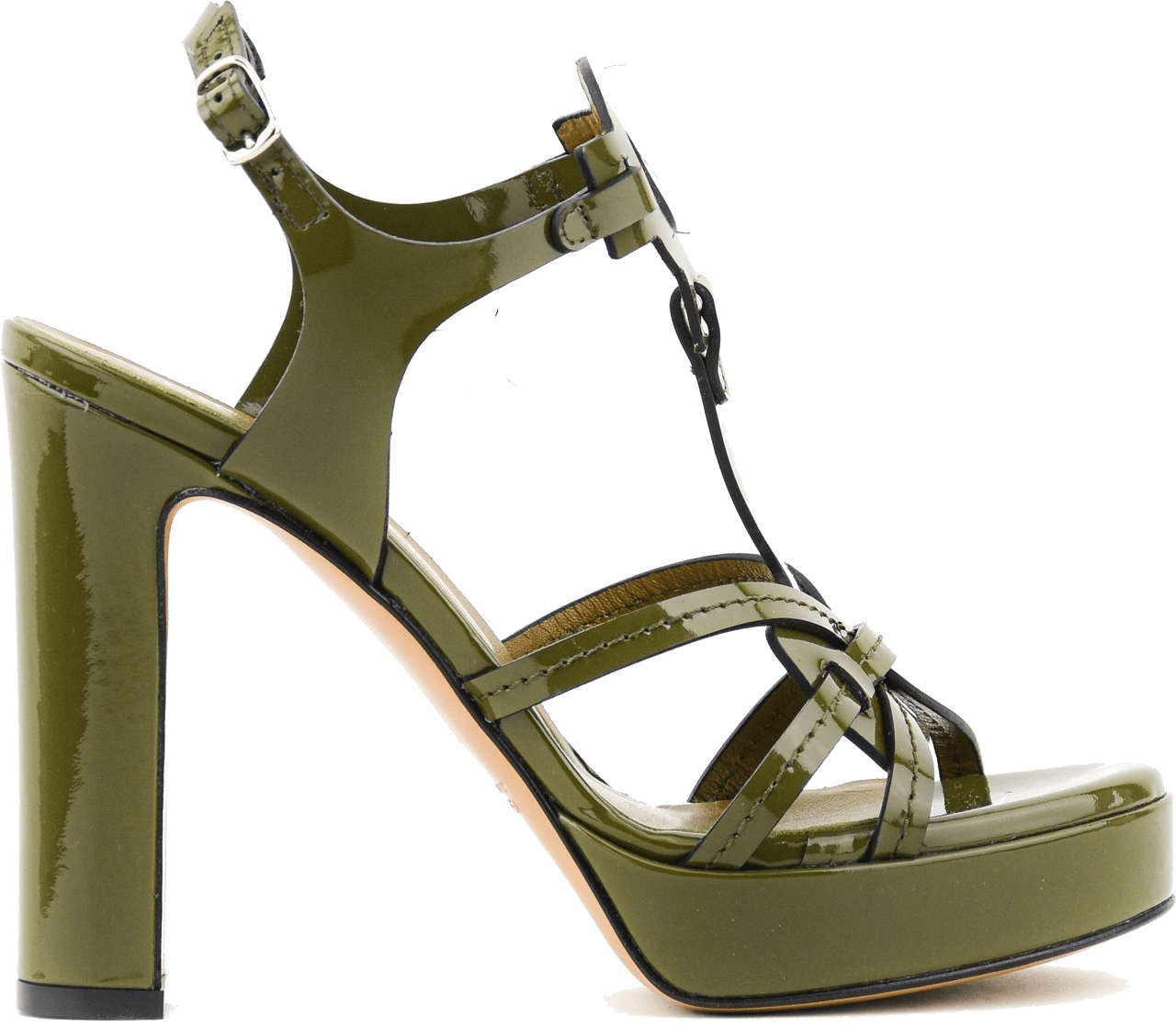 Paul Warmer Paris Sandals Kaki Groen