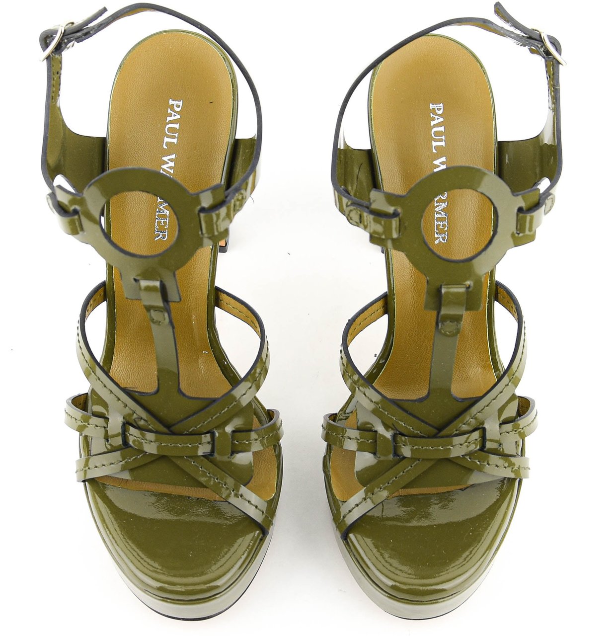 Paul Warmer Paris Sandals Kaki Groen