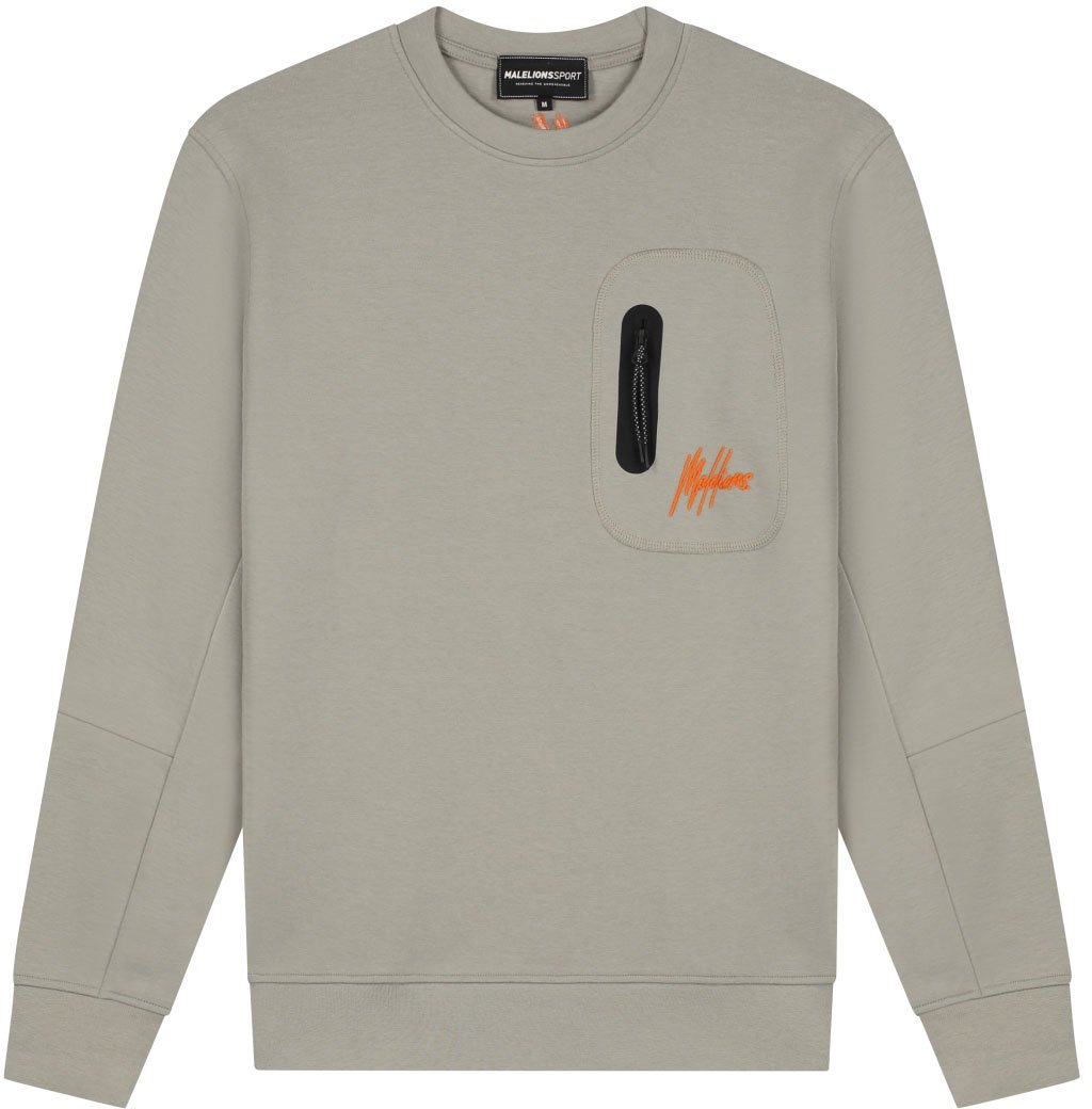 Malelions Malelions Sport Counter Sweater Oranje