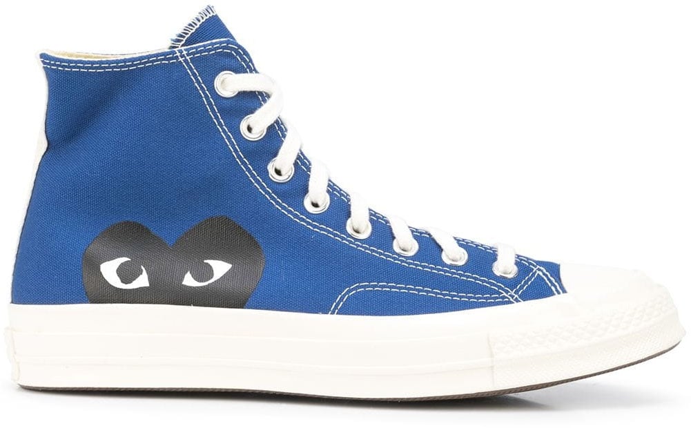 Comme des Garçons Comme Des Garçons Play X Converse Chuck 70 Hi Sneakers Blauw