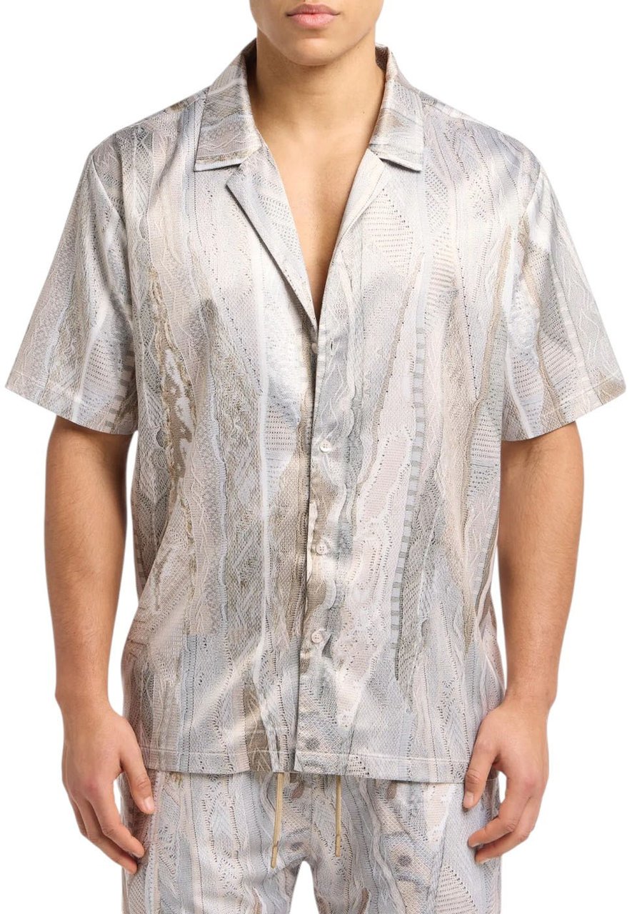 Carlo Colucci Heren Overshirt Bruin