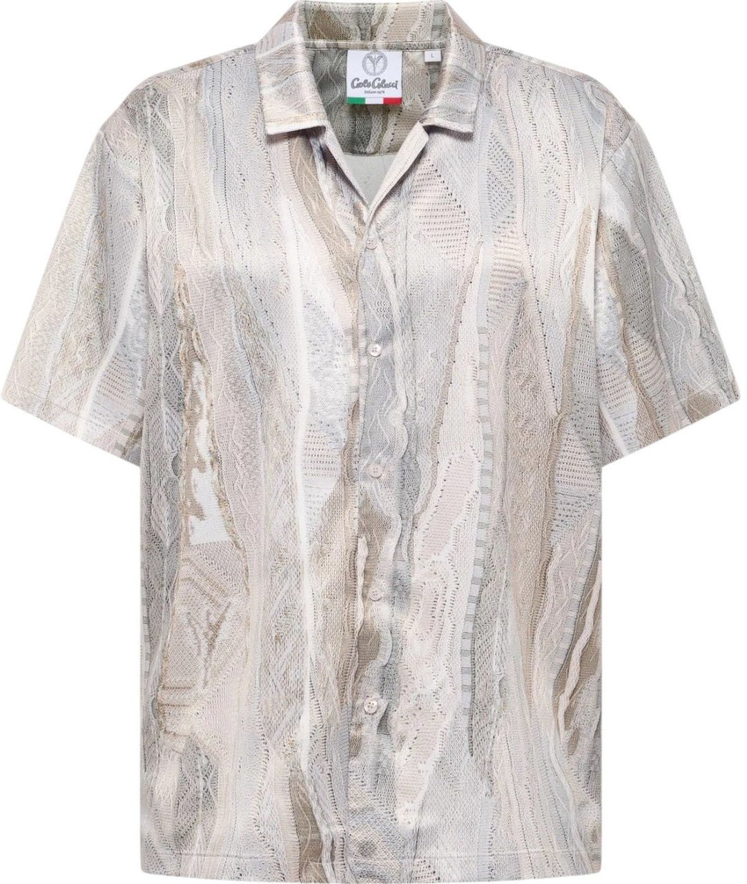 Carlo Colucci Heren Overshirt Bruin
