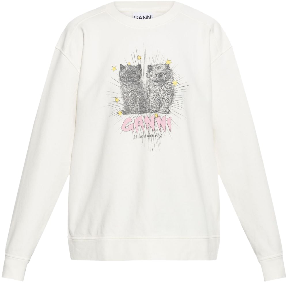 Ganni Sweaters Beige Beige