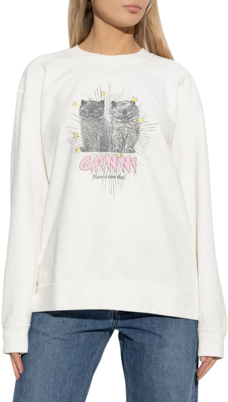 Ganni Sweaters Beige Beige