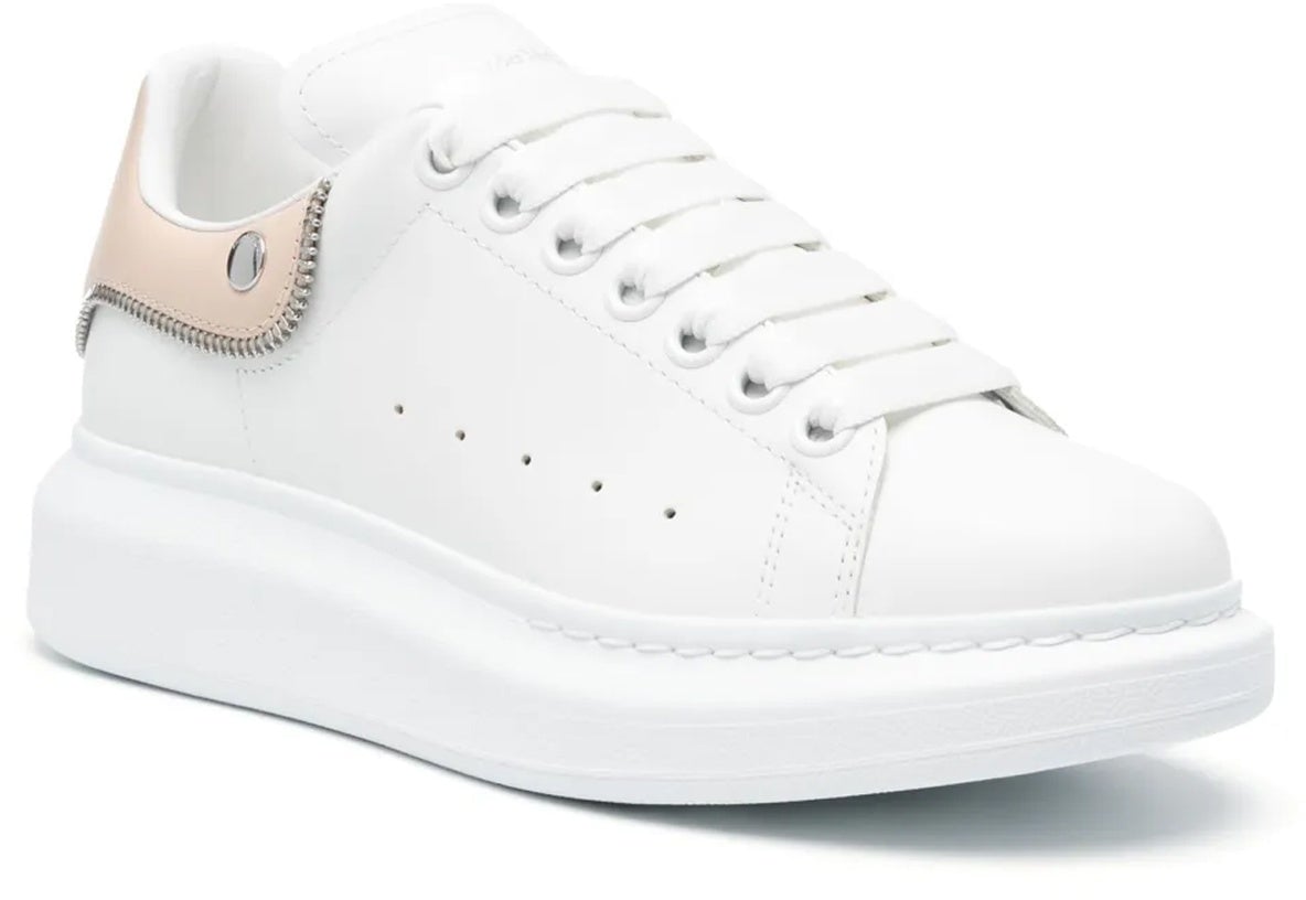 Alexander McQueen Alexander McQueen Oversized Leather Sneakers Wit