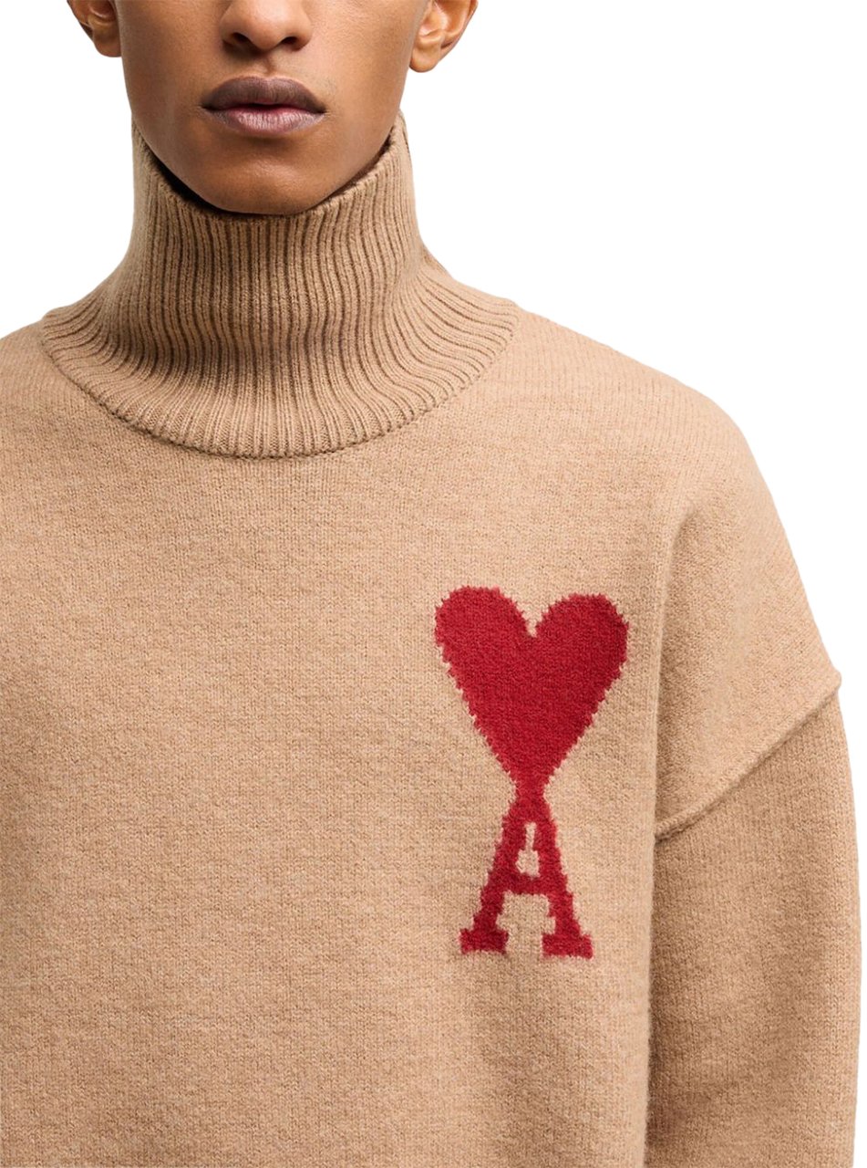 AMI Paris RED ADC SWEATER Rood