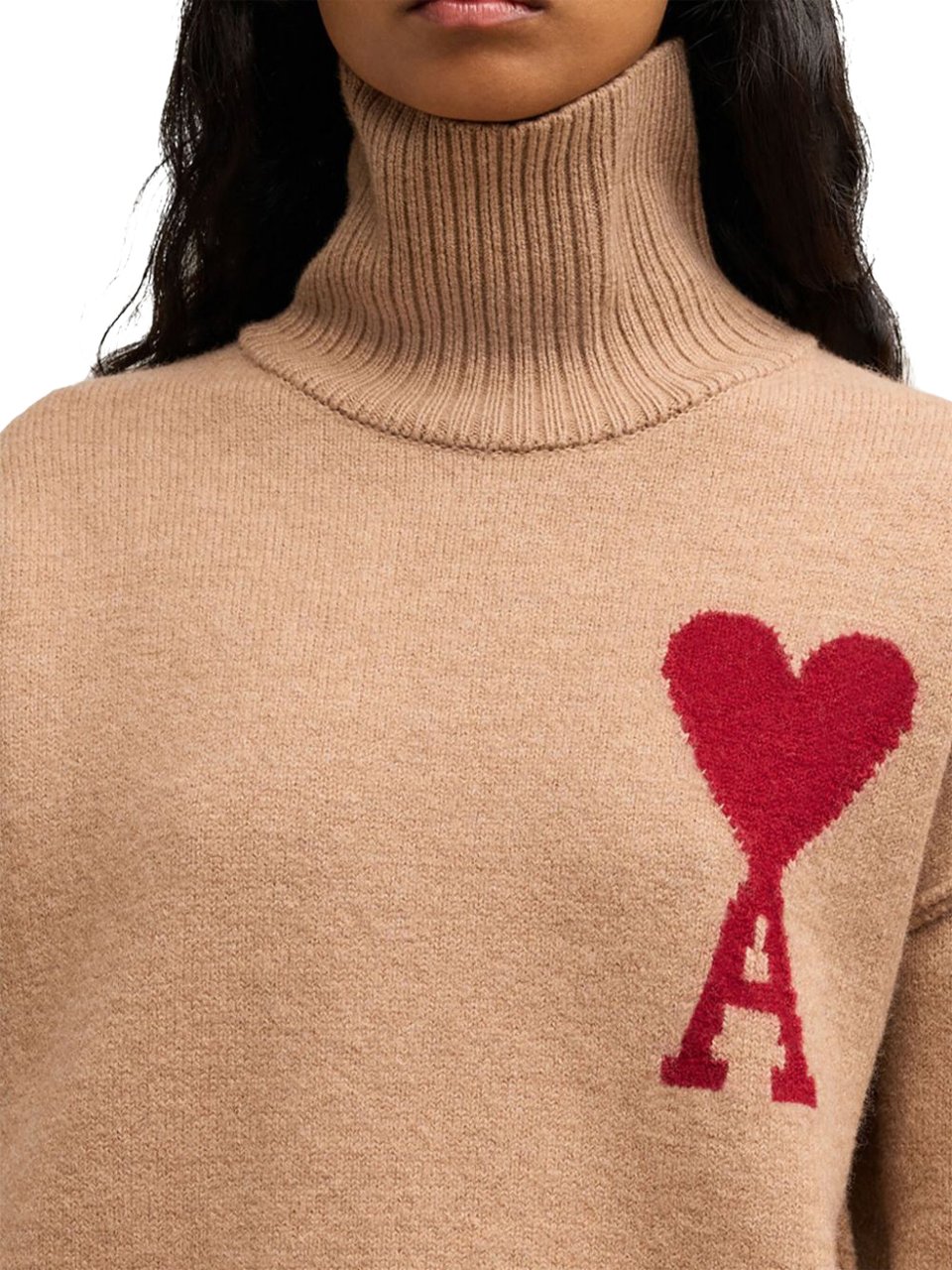 AMI Paris RED ADC SWEATER Rood