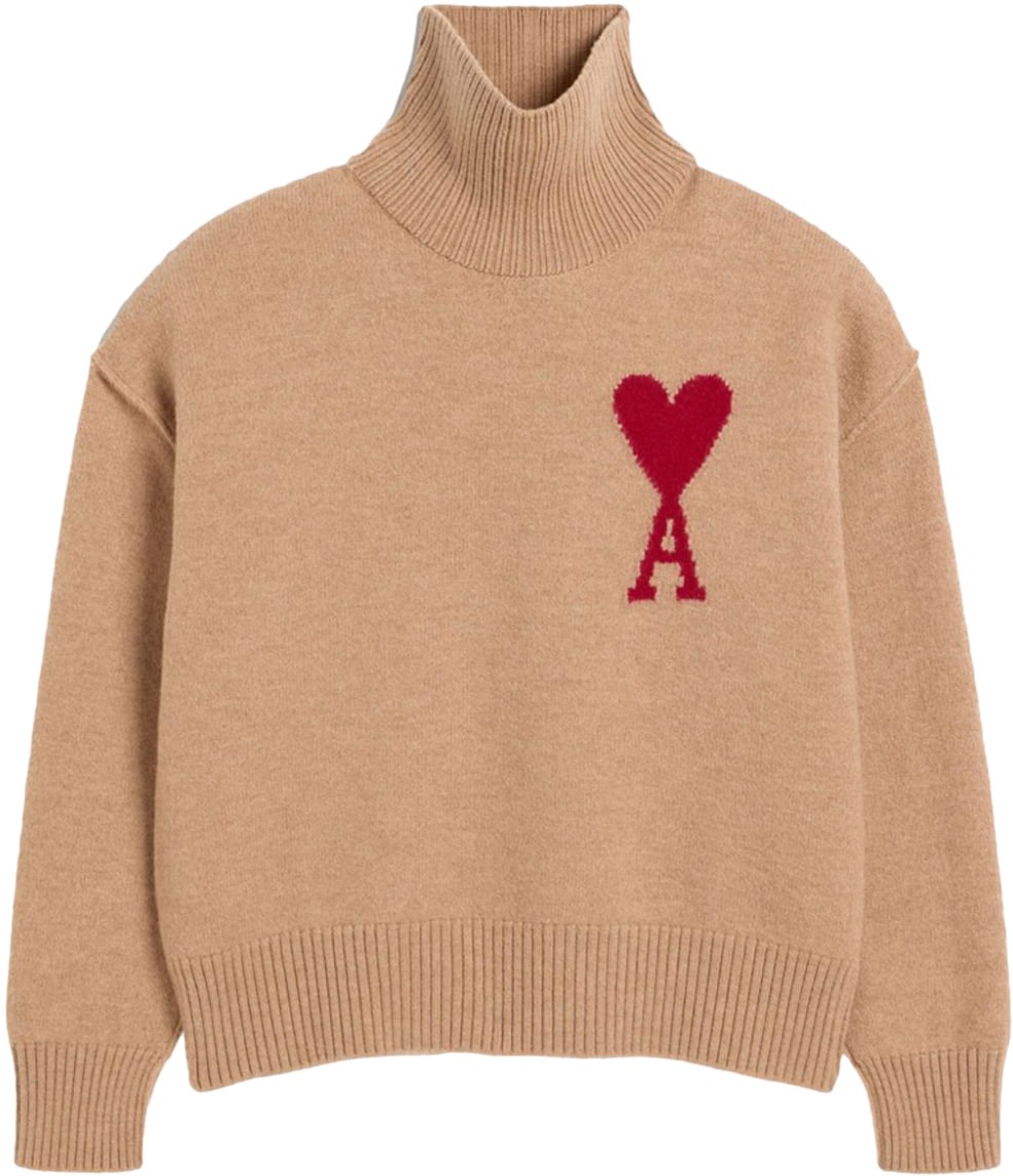 AMI Paris RED ADC SWEATER Rood