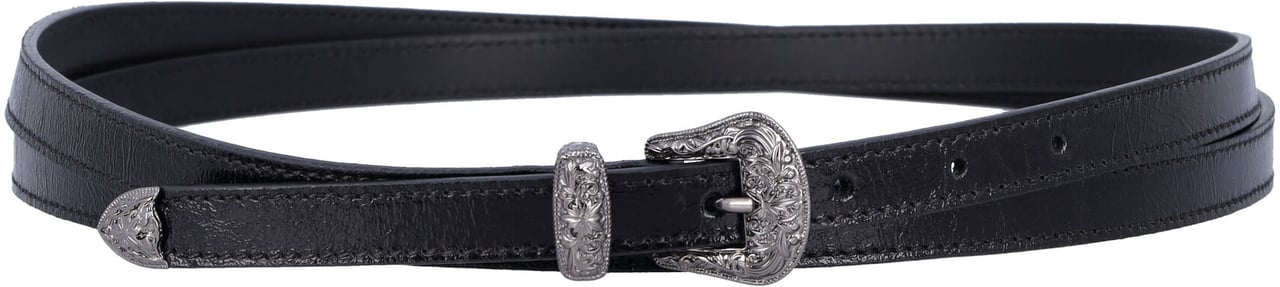 Golden Goose Belt New Tex Nero Zwart