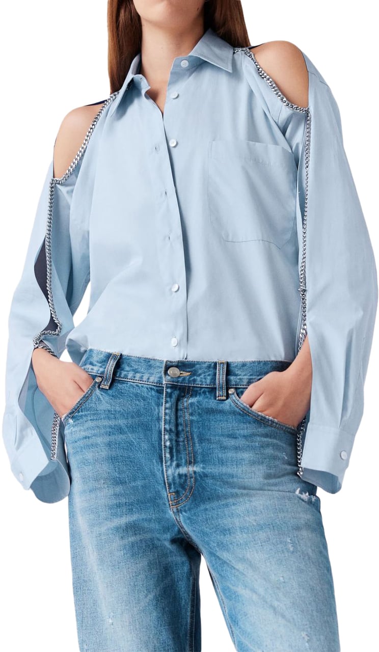 Stella McCartney Shirts Blue Blauw