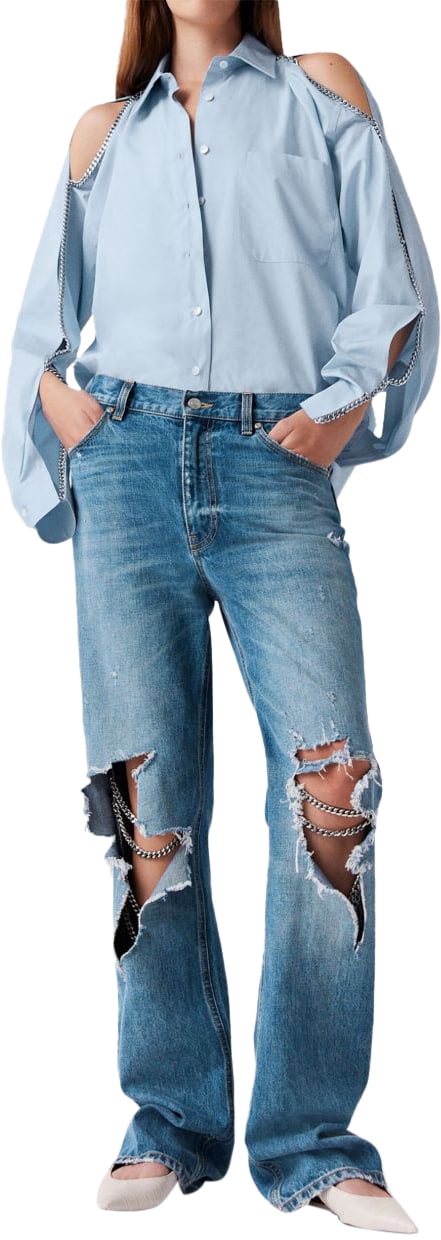 Stella McCartney Shirts Blue Blauw