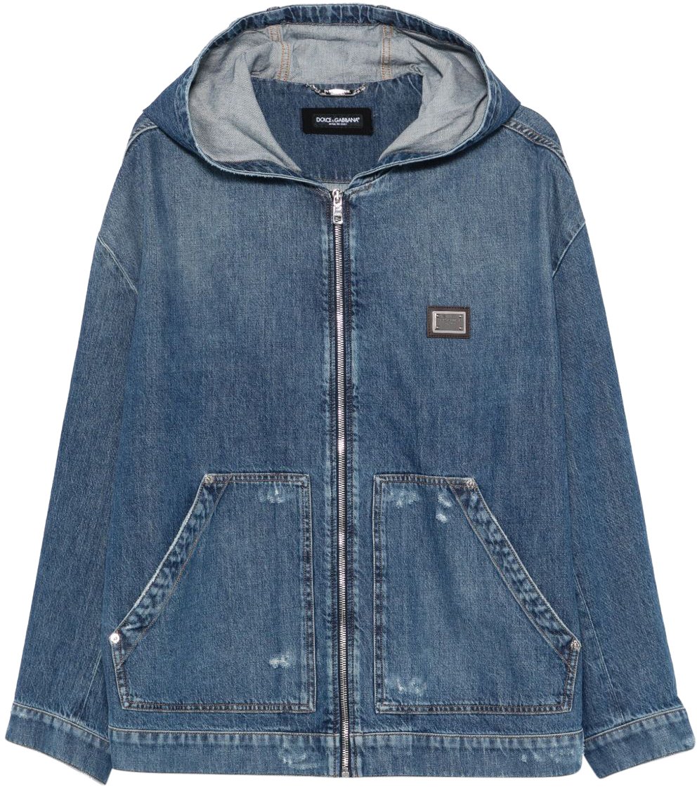Dolce & Gabbana Coats Blue Blauw