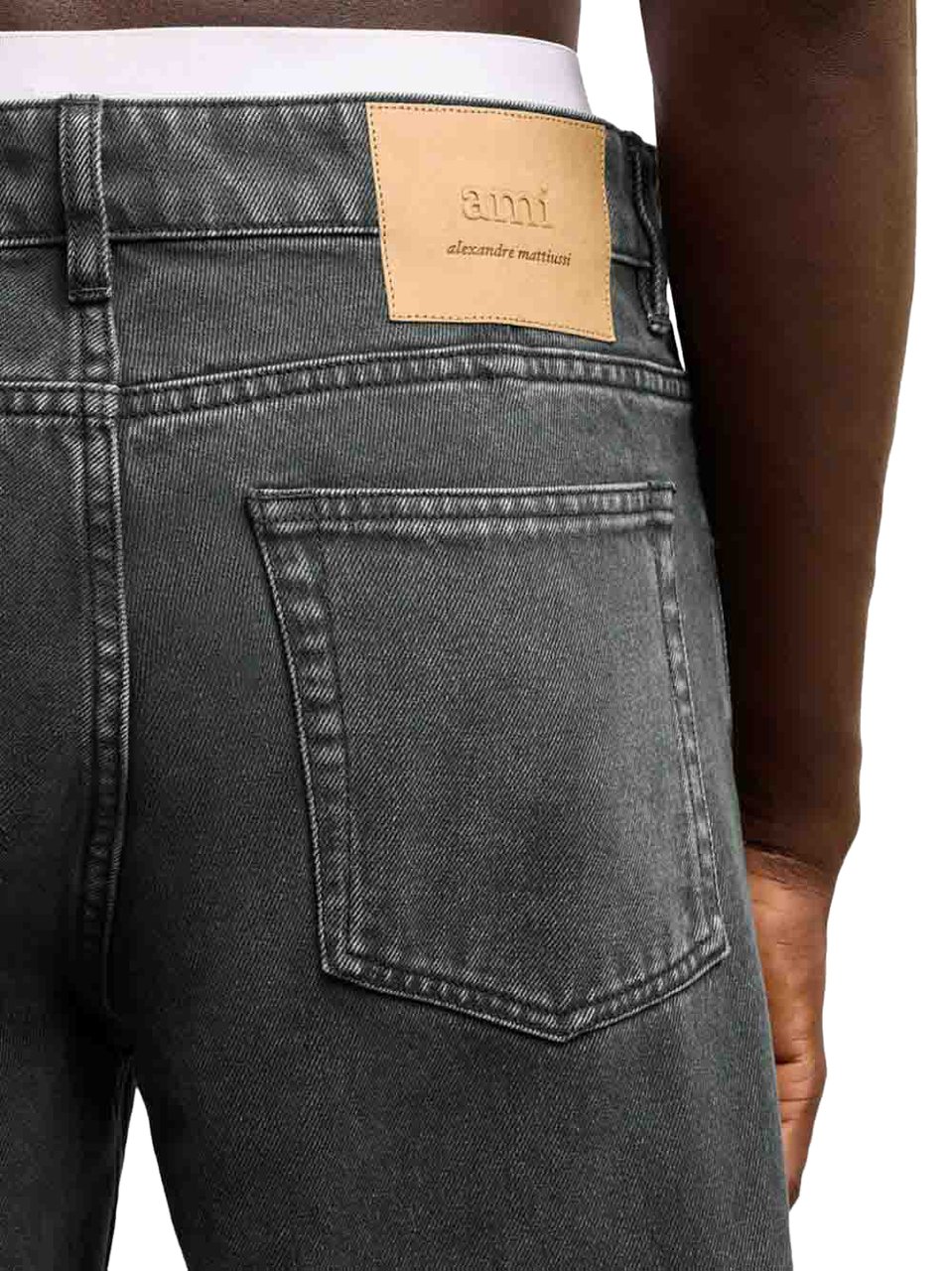 AMI Paris Jeans Black Zwart