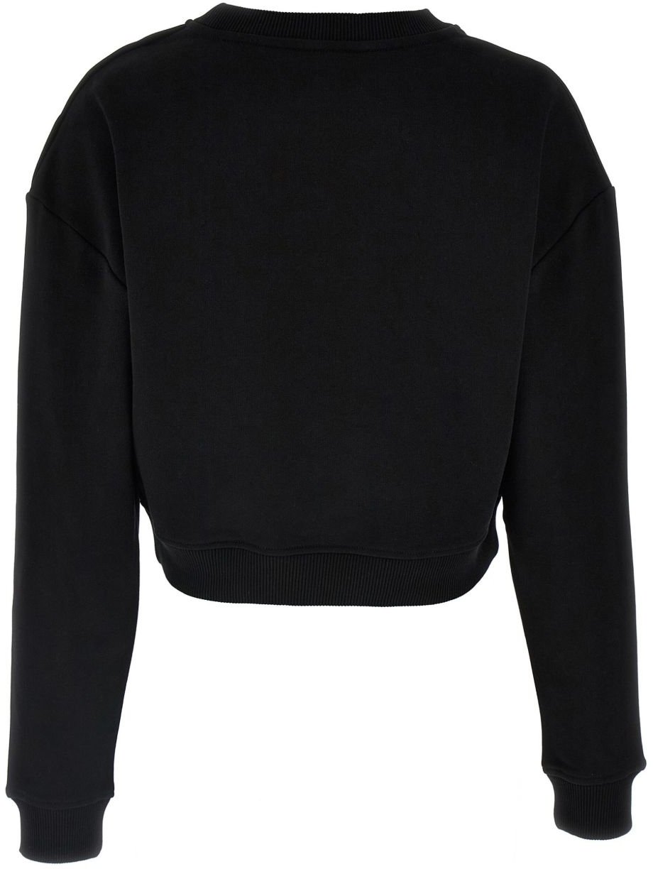Balmain Balmain Black cotton sweatshirt Zwart