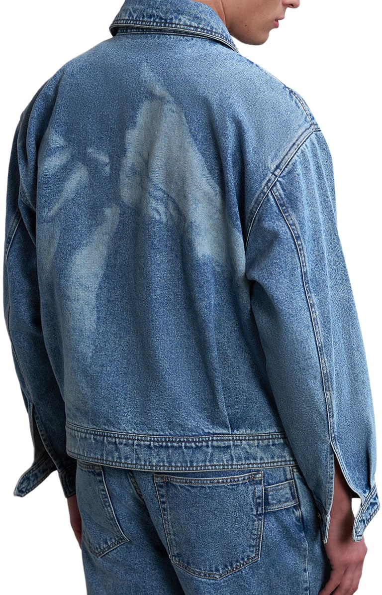 Filling Pieces Denim Jacket Indigo Blauw