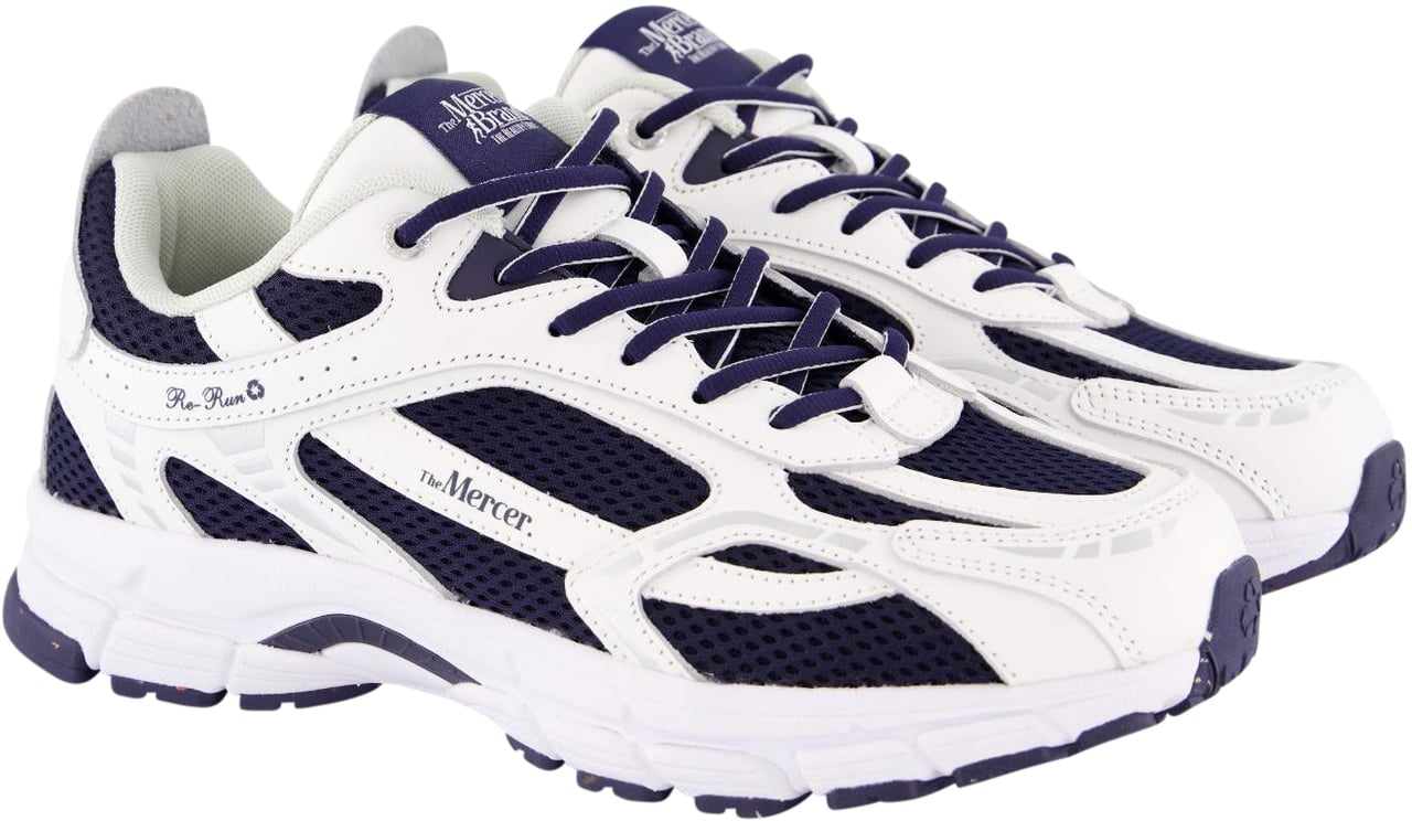 Mercer Amsterdam Heren The Re-Run City Blauw/Wit Blauw