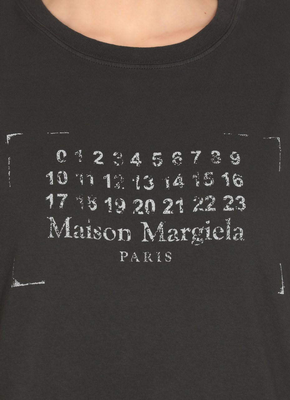 Maison Margiela T-Shirts And Polos Black Zwart