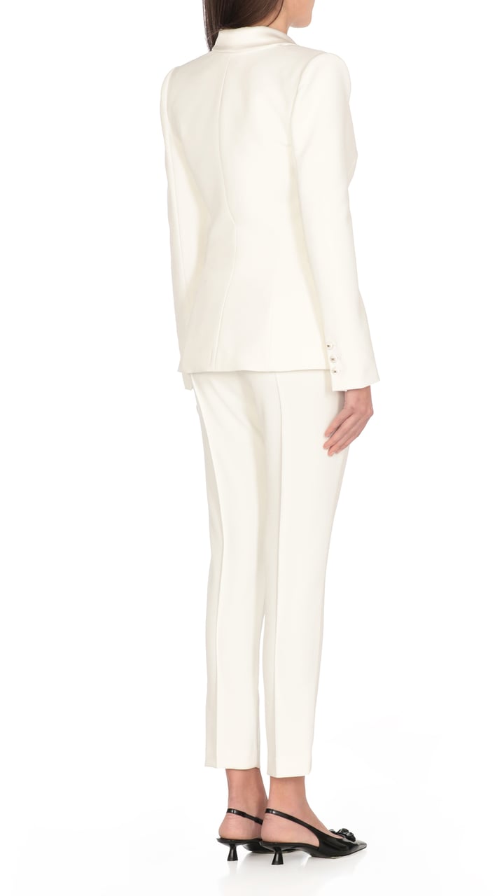 Elisabetta Franchi Jackets Ivory Wit