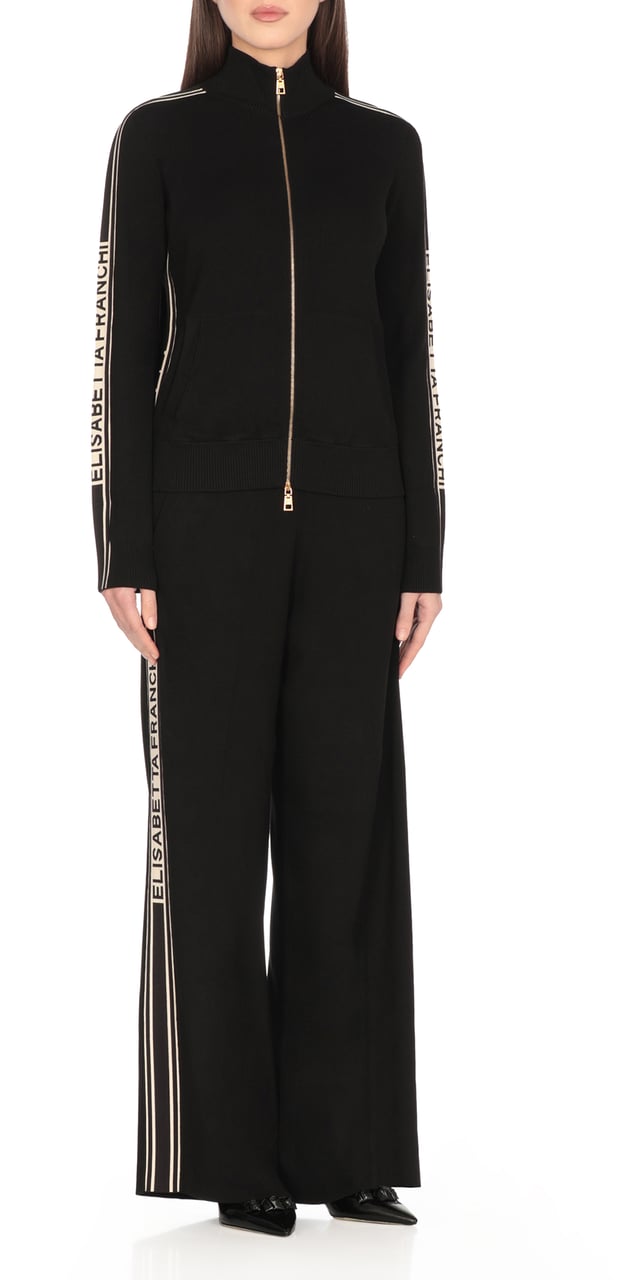 Elisabetta Franchi Sweaters Neroburro Zwart