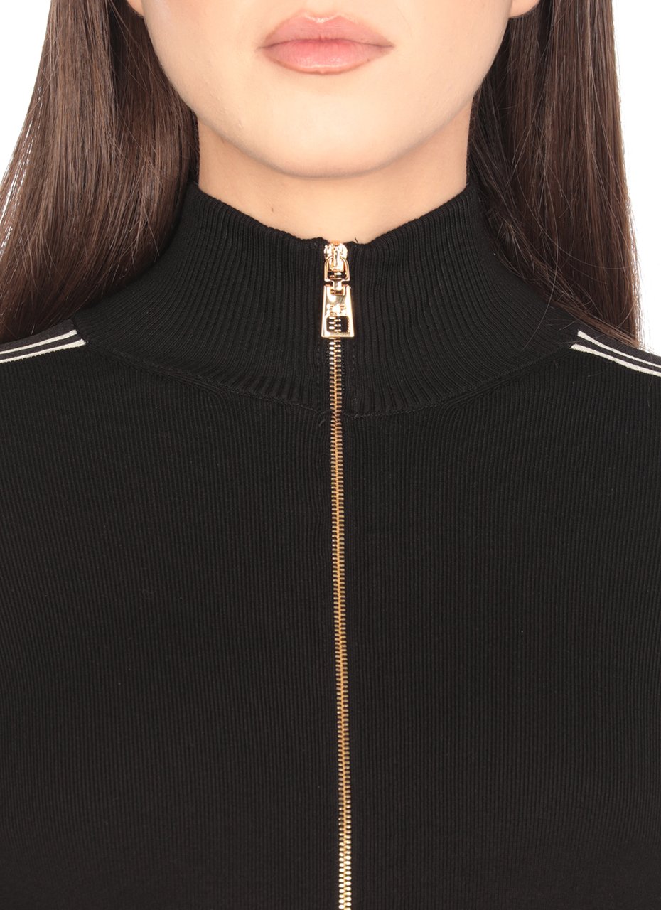 Elisabetta Franchi Sweaters Neroburro Zwart